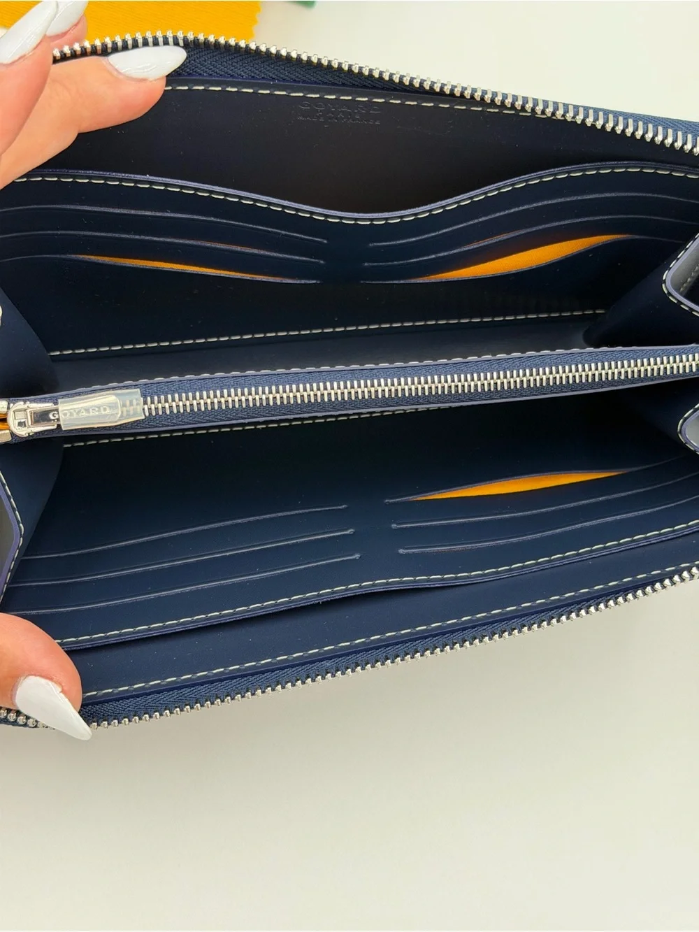 Goyard Matignon GM Zip Around Wallet - Like New